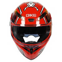 Casque de moto intégral certifié pour moto sportive avec ventilation supérieure, double visière, en ABS, vente en gros usine