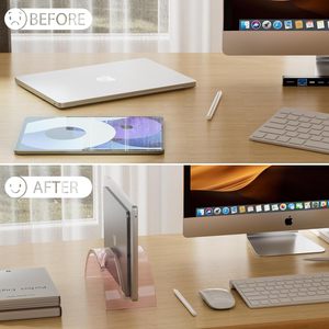 Commerce de gros haut noir ordinateur de bureau organisateur étagère pour multi média PC stockage ordinateur portable - Product Image 5