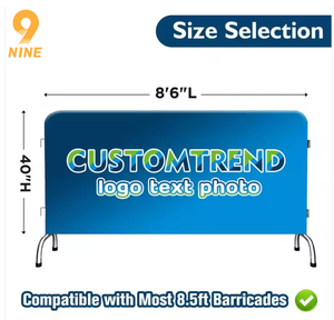 Đám đông rào cản kiểm soát truy cập Flap Gate với Banner bìa cho bên lề đường chướng ngại vật hàng rào hiển thị phụ kiện - Product Image 3