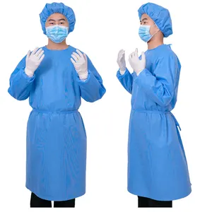 Disposable PP SMS Surgical Gown AAMI level 1 2 3 4 Dental Medical Isolation Gown