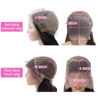 Perruque Lace Front Transparente, Bob Corps, Couleur Piano avec Mèches, Entièrement Tissée à la Main
