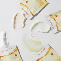Miel Lait Pédicure Bain De Pieds Spa Kit dans UNE Boîte 4 en 1 Sel Y Compris Tremper Sucre Gommage Masque Hydratant crème de Massage