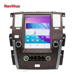 Navihua dokunmatik ekran android araba video dvd OYNATICI stereo radyo wifi gps navigasyon ses sistemi için nissan devriye y62