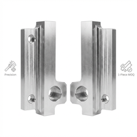 Servicios de Mecanizado CNC, Bloque de Posicionamiento de Aluminio, Componentes Fresados Personalizados, Piezas Mecánicas de Precisión para Accesorios Robóticos