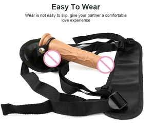 Juguetes sexuales con correa de pene doble para mujeres, consolador realista, Juguetes sexuales para mujeres, consolador con correa con Control remoto lésbico - Product Image 2