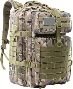 Mochilas Tácticas Impermeables de 25L con Cierre de Cremallera - Para Senderismo, Pesca y Caza - Product Image 3