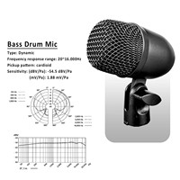 Ensemble de microphones pour batterie GAM-DM7, instruments de musique professionnels, pour les spectacles sur scène