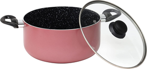 Juego de ollas y sartenes de aluminio <span class=keywords><strong>Telamon</strong></span>, juego de cocina de inducción, utensilios de cocina antiadherentes con mango de baquelita de tacto suave - Product Image 3