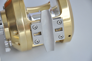 Multiplicateur À La Traîne Bobine 2 Vitesse 8BB + 1RB 2.5:<span class=keywords><strong>1</strong></span>/<span class=keywords><strong>1</strong></span>.3:<span class=keywords><strong>1</strong></span> Levier Glisser Grand Jeu Offshore Pêche En Mer Jeu Reel Reel Tambour 50-200lbs - Product Image 4