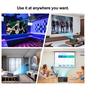 Máy chiếu 4K YDH-HS110-HiSilicon 352 ODM/OEM, Android 12, độ sáng 3000ANSI, màn chiếu 200 inch, điều khiển bằng giọng nói, tự động lấy nét, dùng trong nhà - Product Image 6