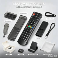 Control Remoto Universal para TV KEYUAN TY-39B, Código Fijo, Anti-Golpes, con Batería AAA, 4 Botones, Alcance de 20m