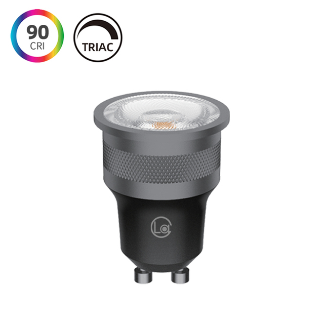 MINI 3W 4.5W GU10 LED Spotlight Bulb 35mm RA95 TRIAC Dimmable 24° 36° Beam Aluminum Body AC220V MR11 GU10 Spot Light