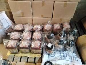 Nouvel an vente prix le plus bas 2022 nouveau Design décoration de la maison diffuseur d'arôme naturel rose sel de l'Himalaya lampe sel de l'Himalaya - Product Image 5