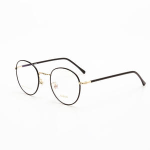 Monturas de Gafas Redondas Qianai 96816, Montura Completa de Acetato, Unisex, Lentes Antireflejantes de Doble Propósito - Product Image 5