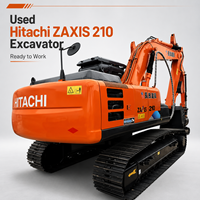Excavadora de cadenas Hitachi ZX210 usada de 21 toneladas, modelo 2022, excavadora hidráulica con motor, caja de cambios y bomba