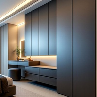 Armoire de toilette personnalisée au design moderne Armoire de chambre à coucher de haute qualité Armoires pour vêtements