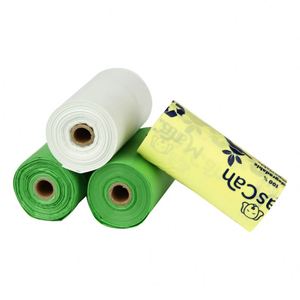 Biodegradable <b>Compostable</b> Dog Poop Bags with Scent Strong Eco-Friendly Customized Size & Color - Product Image 4