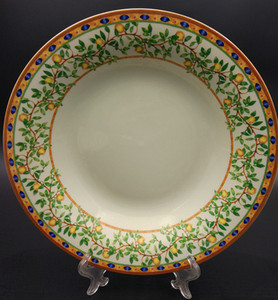 Assiette à dîner Jbs Classic Vintage en porcelaine émaillée à motif citron, 8 pouces, design britannique, pour la maison et la restauration - Product Image 5