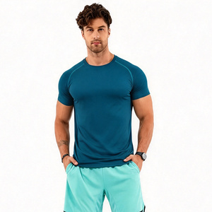 Camiseta Deportiva de Nylon/Poliéster sin Costuras para Hombre, Corte Ajustado, con Logotipo Personalizado, Anti-Pilling y de Secado Rápido - Product Image 2