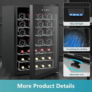 EUHOMY-Refrigerador vertical para bodega, refrigerador de acero inoxidable, 4,5 pies cúbicos, logotipo personalizado, venta al por mayor - Product Image 3