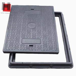 Couvercle de manhole en fonte ductile antidérapant, écologique, antivol, design postmoderne, modèle 3D, marque HANYUL - Product Image 2