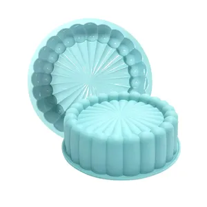 แม่พิมพ์เค้กซิลิโคนสำหรับใช้ในครัวเรือน ปลอดสาร BPA อุปกรณ์ทำเค้กซิลิโคน แม่พิมพ์เค้กรูปดอกทานตะวัน แม่พิมพ์อบซิลิโคนแบบไม่ติดกระทะ - Product Image 6