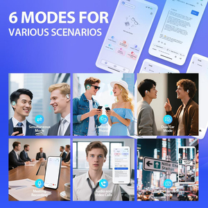 Écouteurs de traduction linguistique IA OWS pour <span class=keywords><strong>Android</strong></span> et <span class=keywords><strong>iPhone</strong></span> avec 144 langues en ligne, écouteurs sans fil en temps réel pour les voyages, nouveauté - Product Image 5