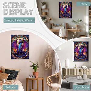 DIY ダイヤモンドペインティング 動物 ドラゴン クリエイティブ アクリル 全面貼り付けタイプ ダイヤモンドアート キット 壁の装飾用 - Product Image 2