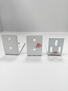 Accessoires de rideaux motorisés électriques en gros Rails en S de couleur blanche Support mural à rail unique - Product Image 4