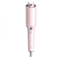 Fer à boucler automatique rotatif pour des ondulations de plage, fer à friser portable avec technologie ionique, double tension et design léger pour le voyage