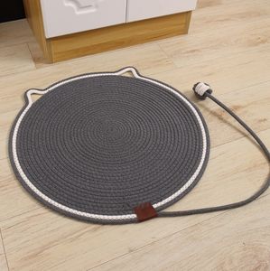 Hennep Handgeweven Kattenkrasbord Krasbestendig Kussen, Slijtvast Krasbestendig Kattenspel En Rustpad - Product Image 3