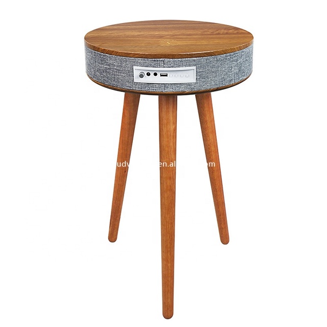 Built in Smart Wireless Charging Table Speaker Blue Tooth Speaker Custom Welcome