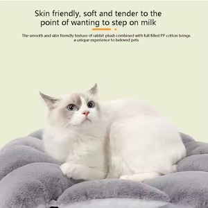 Pet Dog Giường Thảm Mềm Sang Trọng Ấm Áp Sofa Cũi Ngủ Giỏ Cho Chó Nhỏ Mèo Nguồn Cung Cấp Giỏ Chăn Phụ Kiện - Product Image 3