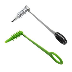 Couteau à légumes en plastique et acier inoxydable pour pommes de terre, carottes, concombres, trancheuse manuelle en spirale, outils de cuisine - Product Image 1