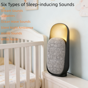 Haut-parleur de sommeil avec batterie rechargeable, boîtier en plastique, lumière LED colorée SM08 BT5.3 pour ordinateur et home cinéma - Product Image 6