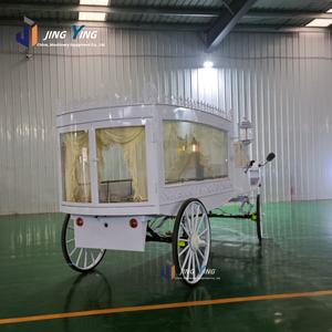 Coche fúnebre americano de lujo 2025, acero blanco y cuero con columna romana eléctrica, <span class=keywords><strong>transporte</strong></span> especial - Product Image 5