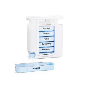 <b>Tablet</b> Box For <b>7</b> Days Weekly Pill Organizer With Daily Compartments For Medication Storage And Travel Use - Product Image 2