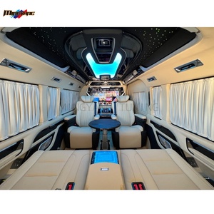 ไฟเพดานรถยนต์ดีไซน์หรูหราคริสตัลเมโลดี้รุ่นใหม่ สำหรับรถยนต์โตโยต้า ไฮเอซ 300 ปี 2018-2025 รถตู้ MPV ตกแต่งภายใน - Product Image 3