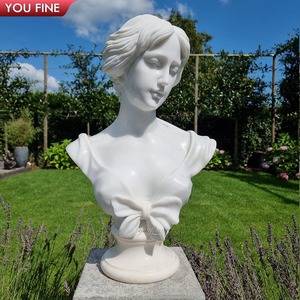 Ornement de manoir Statue de <span class=keywords><strong>buste</strong></span> en <span class=keywords><strong>marbre</strong></span> célèbre antique personnalisée - Product Image 6