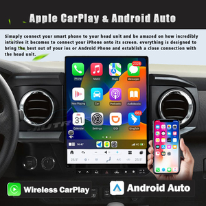 วิทยุติดรถยนต์ Android ขนาด 13.8 นิ้ว สำหรับ Toyota Tacoma ปี 2016 2017-2022 พร้อมระบบ Carplay เครื่องเล่นมัลติมีเดีย สเตอริโอ ระบบนำทาง GPS Carplay - Product Image 6
