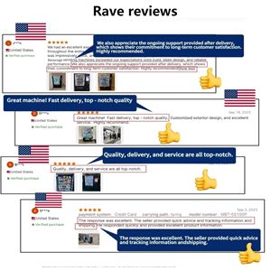 آلات بيع ذكية تعمل باللمس للأطعمة والمشروبات والوجبات الخفيفة في الهواء الطلق - Product Image 5