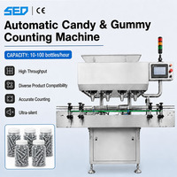 Machine de comptage de comprimés et de capsules entièrement automatique en acier inoxydable 316 haute capacité, facile à utiliser