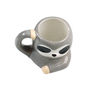 Original perezoso <span class=keywords><strong>Animal</strong></span> diseño Eco de cerámica de la sublimación de taza de esmalte con mango para bebida de - Product Image 5