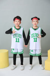 بدلات رياضية صيفية للأطفال 2026 من البوليستر الشبكي لكرة السلة، زي موحد للأولاد من بولو كارلس - Product Image 6