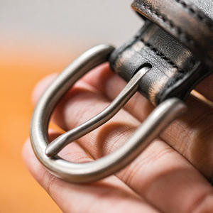 Nouvelle <span class=keywords><strong>ceinture</strong></span> tissée en cuir tanné végétal de Maden en gros Amikaji accessoires boucle de <span class=keywords><strong>ceinture</strong></span> en cuir véritable pour hommes/femmes en stock - Product Image 3