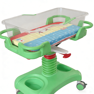 Berceau anti-reflux pour bébé prêt à l'emploi 13 °   Baignoire transparente en ABS <span class=keywords><strong>inclinable</strong></span> et réglable en hauteur pour les nurseries de luxe - Product Image 3