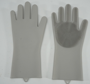 ถุงมือซิลิโคนหนาพิเศษ 185 กรัม ทนความร้อน สำหรับล้างจาน ทำความสะอาดสัตว์เลี้ยง ล้างรถ - Product Image 4