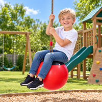 ROPECUBE Ballon de balançoire moderne gonflable, durable, résistant aux déchirures, séchage rapide, coussin pour enfants, entraînement sensoriel intérieur/extérieur