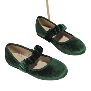 <b>Soft</b>-soled Girls Small Leather <b>Shoes</b> Fashion Party Rose Gold Bow Single Dress <b>Shoes</b> - Product Image 1