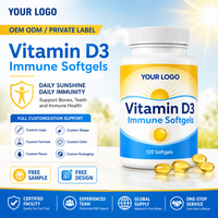 Gélules de Vitamine D3 pour le Système Immunitaire, Gélules pour la Défense Quotidienne, Gélules à Haute Puissance, Nutriments Purs pour le Bien-être Vital